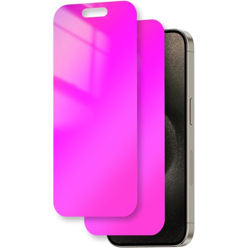 Maxsnacy for iPhone 15 Pro Max Privacy Screen Protector 6.7 inch Gradient Colorful 15 ProMax Tempered Glass 28° Anti-Spy Private Anti Blue Light Full Coverage Anti-Scratch HD Easy Installation Frame 2